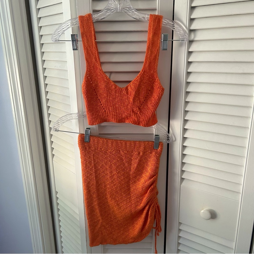 Emory Park orange knit set